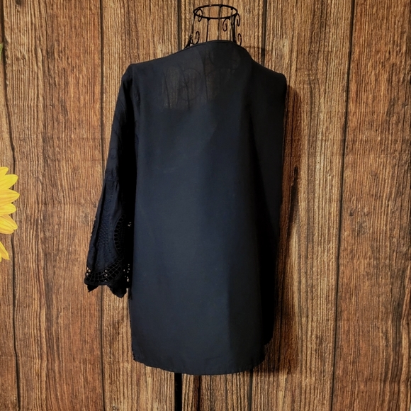 Alessa W Collection Navy Blue Top - Picture 4 of 5